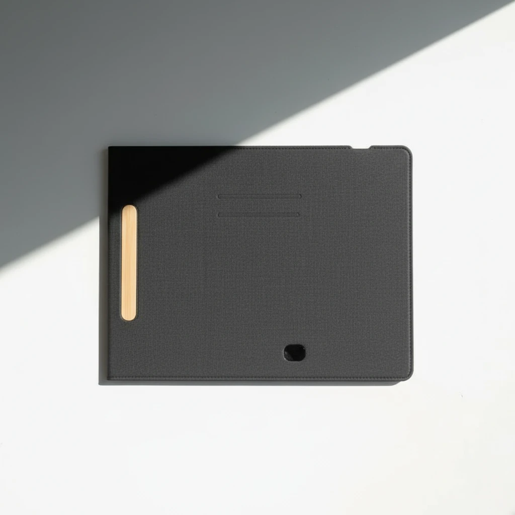 Wireless mousepad desk organiser