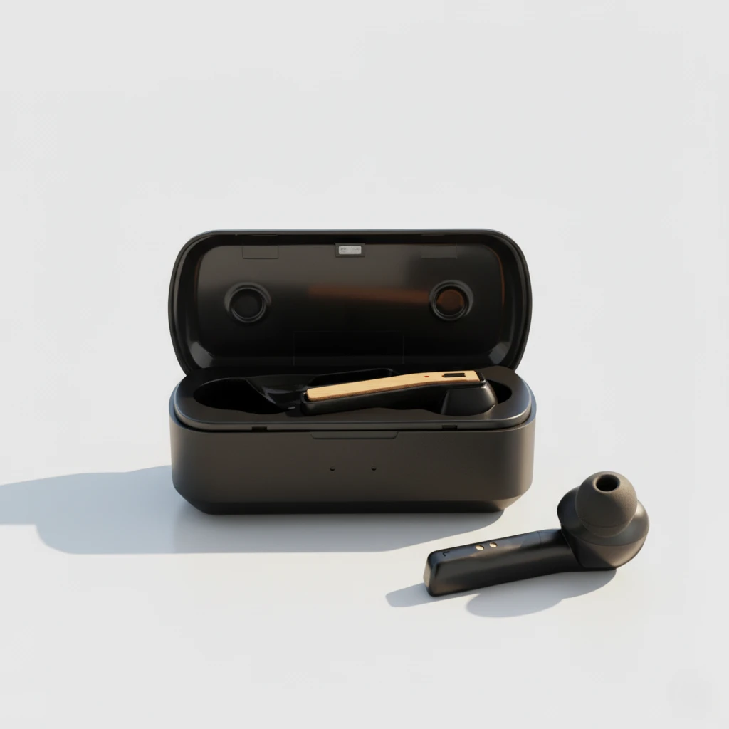 Bamboo wireless earbuds