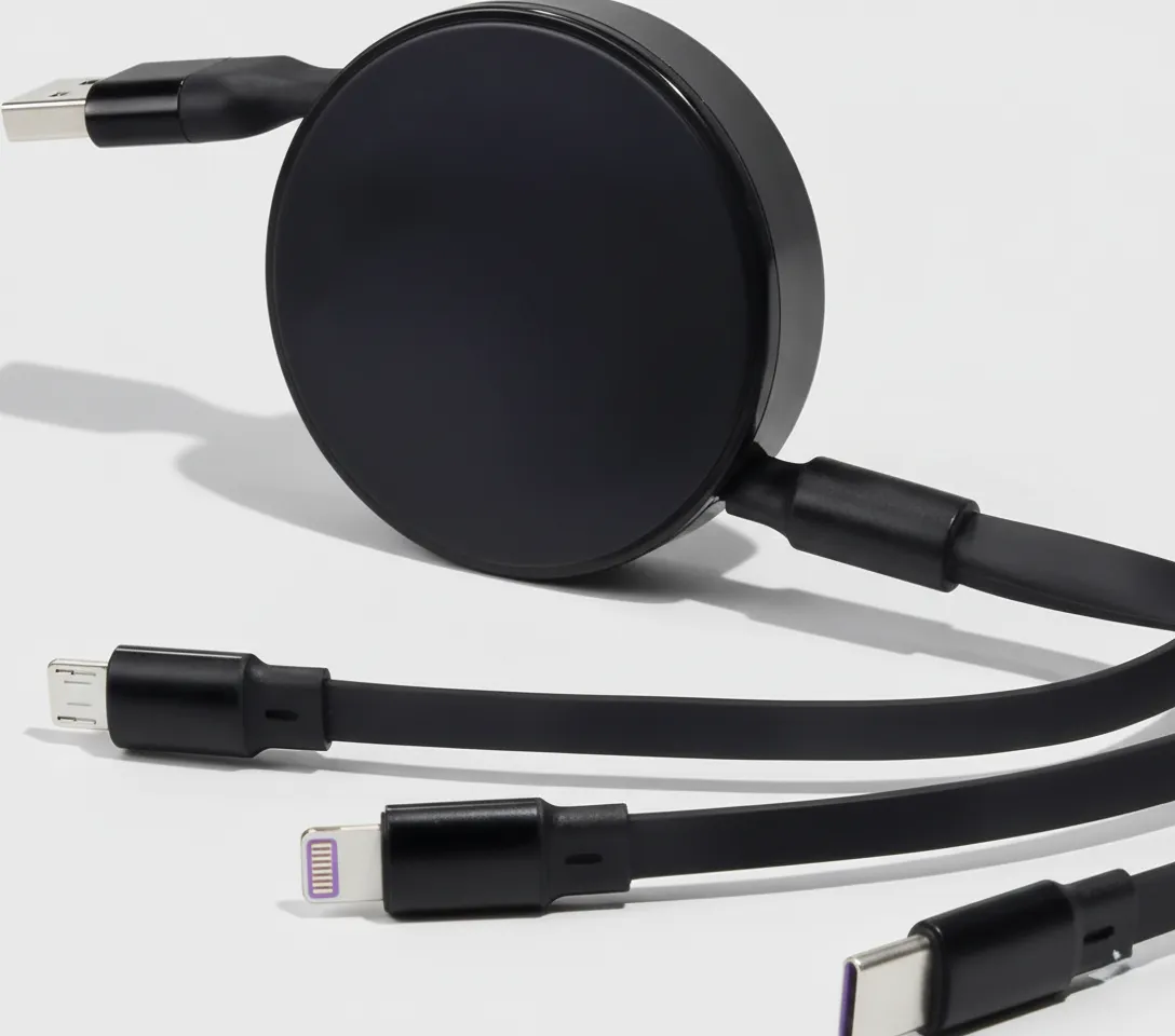 Multi charging retractable cable