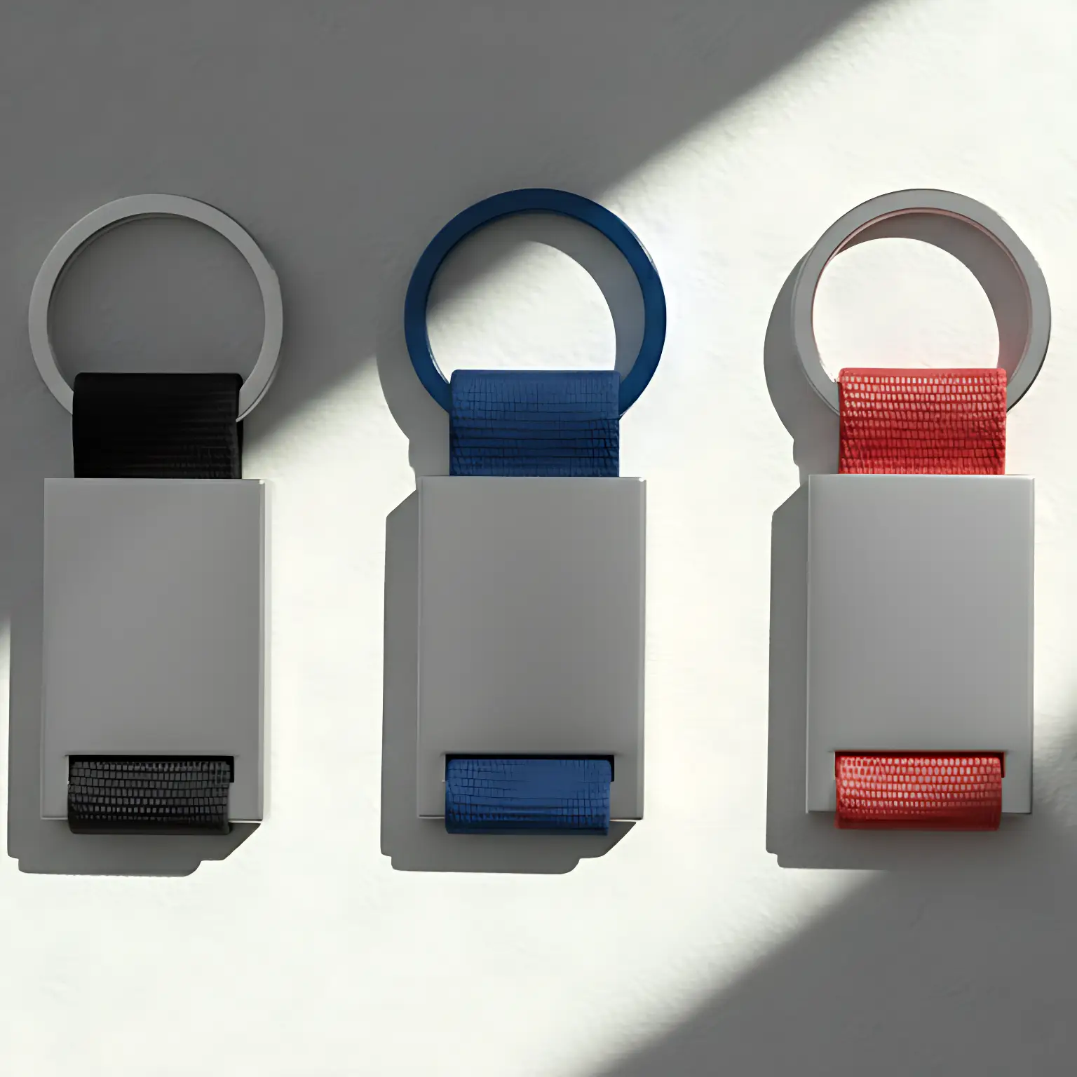 Metal Keychain With Fabric
