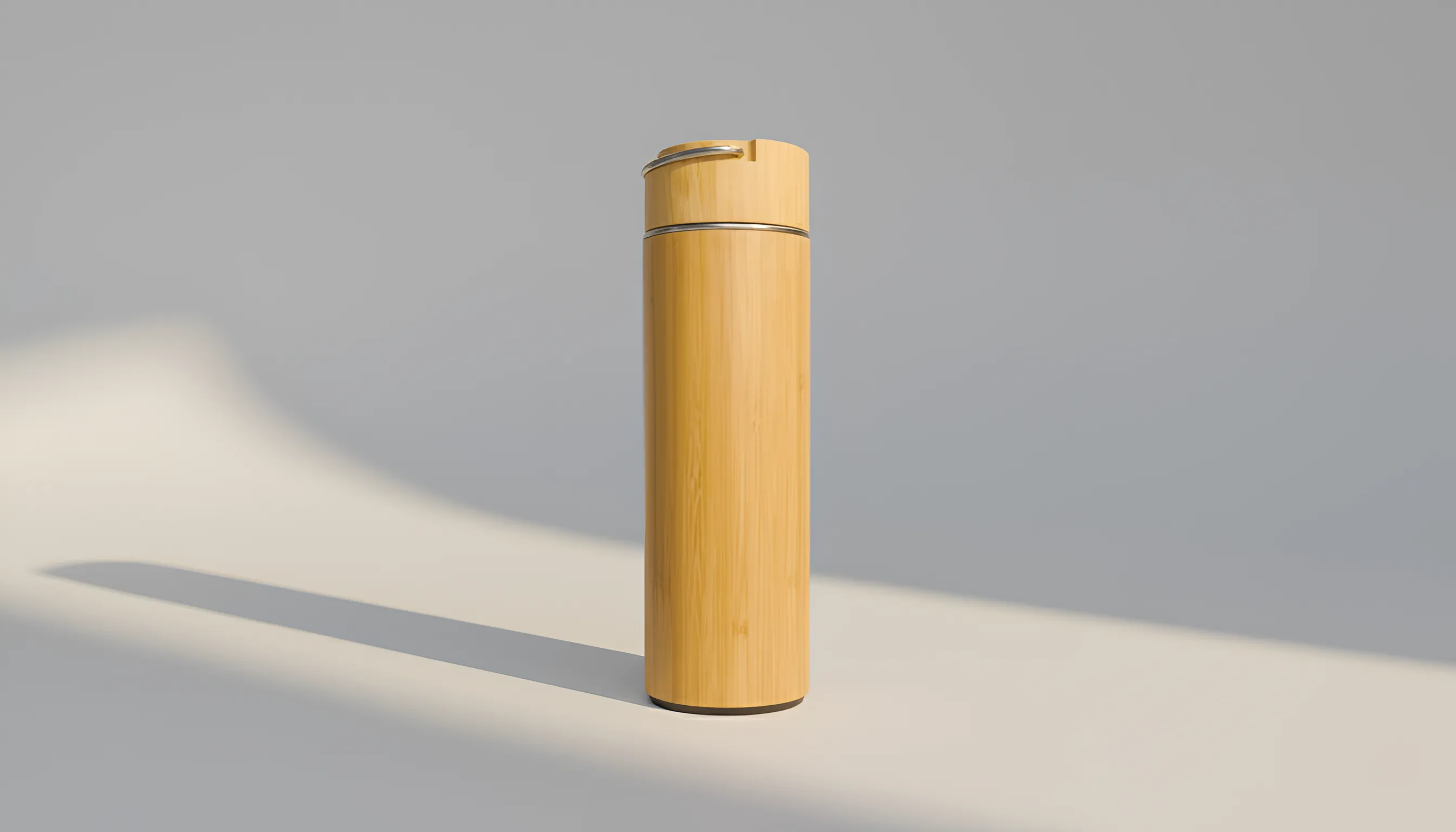 Bamboo Stainless Steel Water Bottle