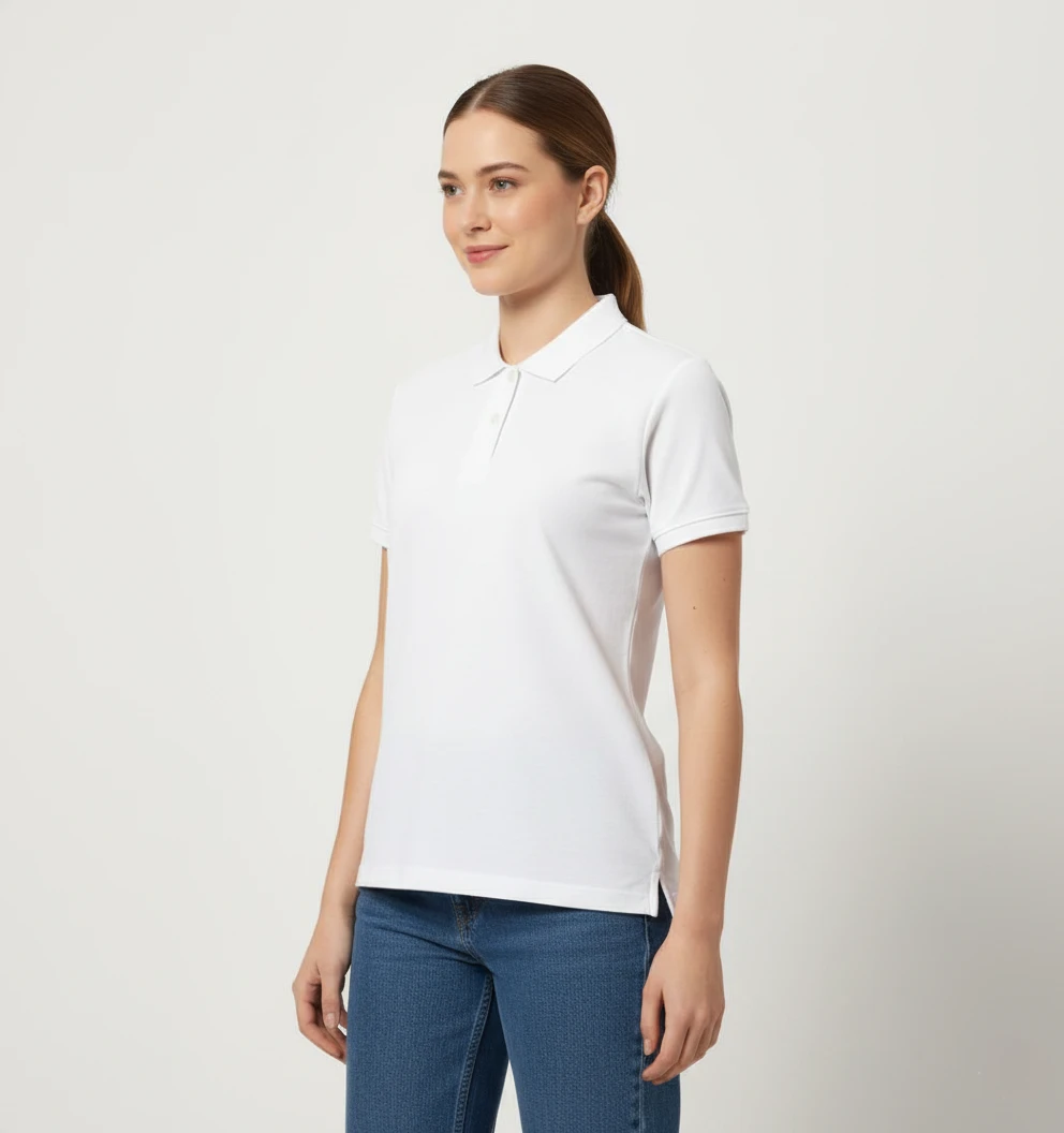 Women Recycled Polo Tshirt