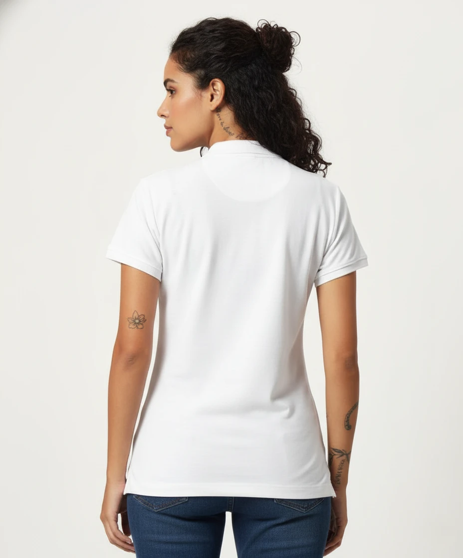 Women Recycled Polo Tshirt
