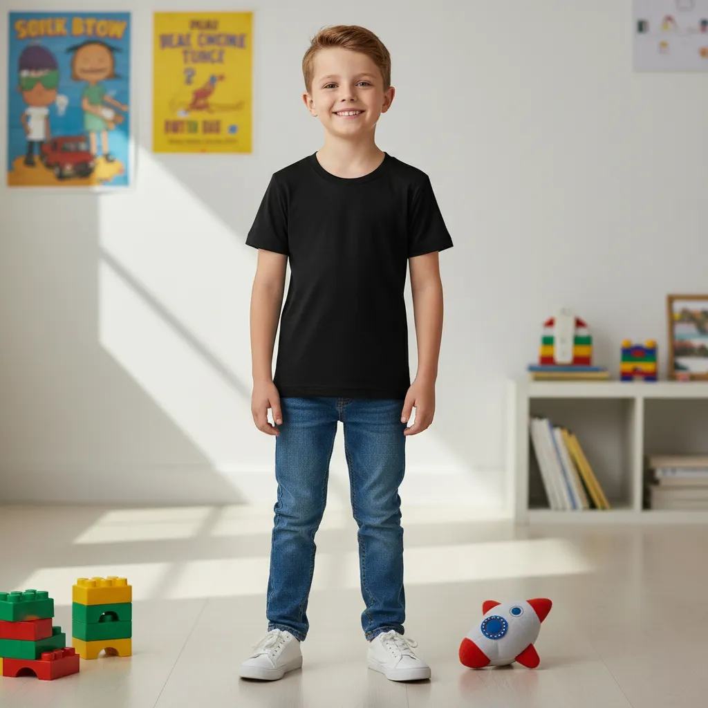 Custom Round Neck T-shirt for Kids 