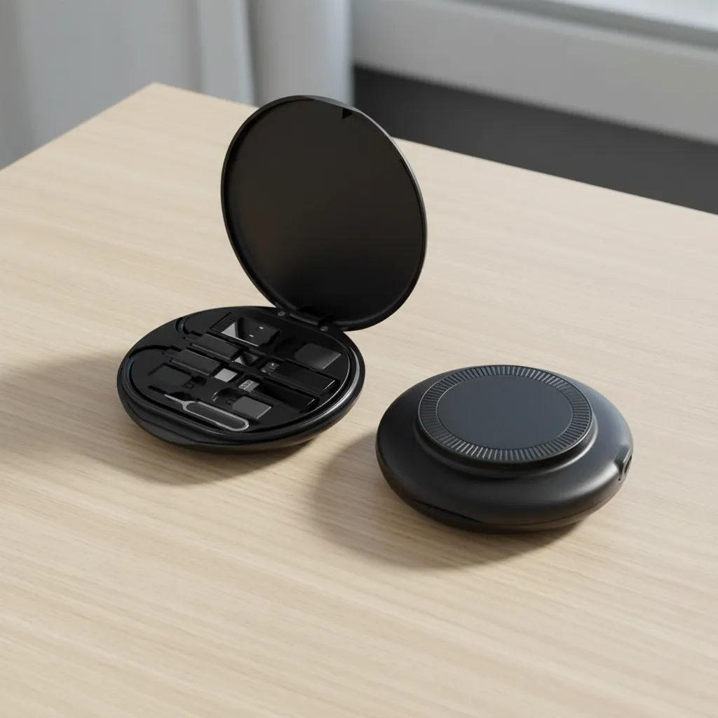 Recycled Wireless Charger & Multicable set