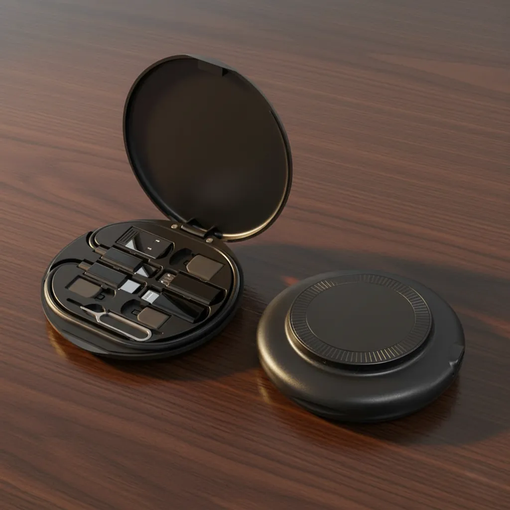 Recycled Wireless Charger & Multicable set