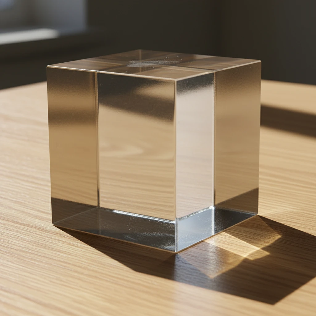 3D Square Crystal Award