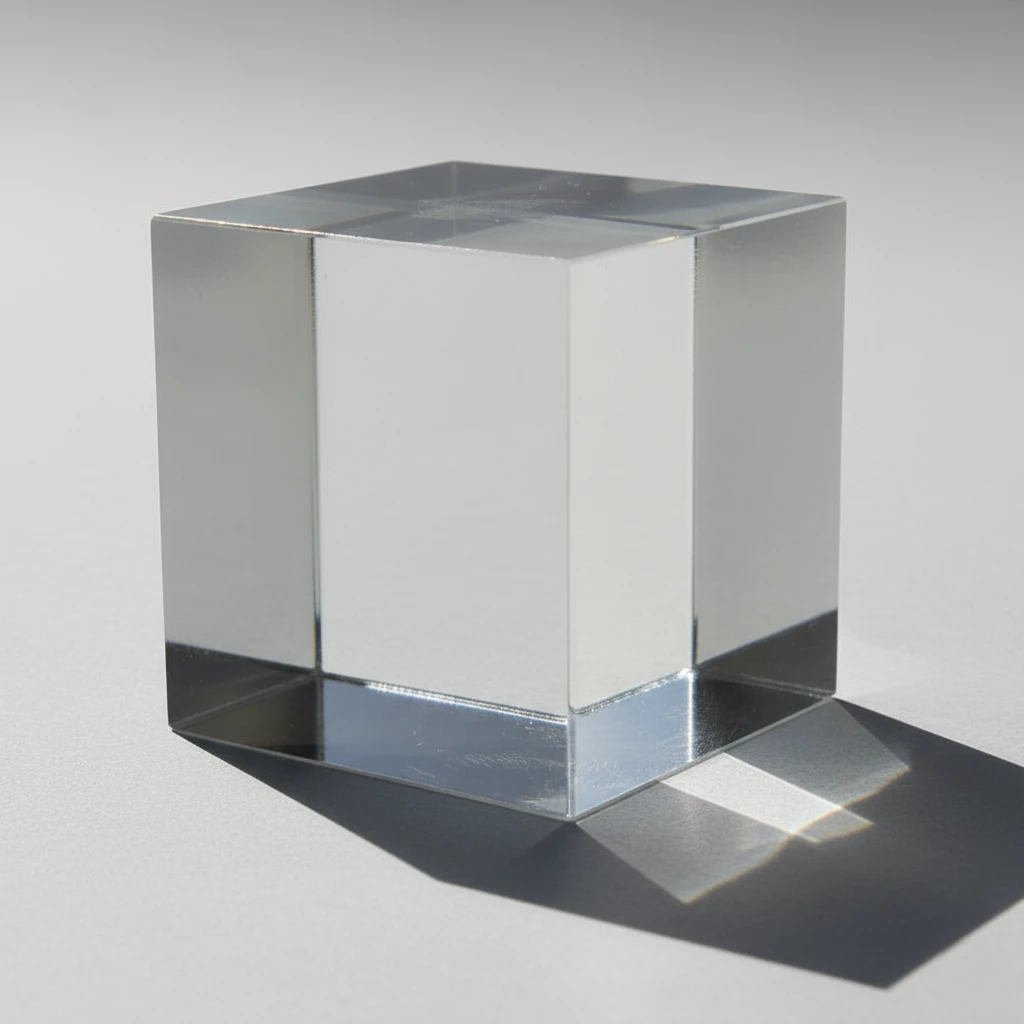 3D Square Crystal Award