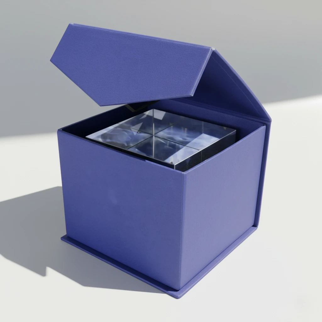 3D Square Crystal Award