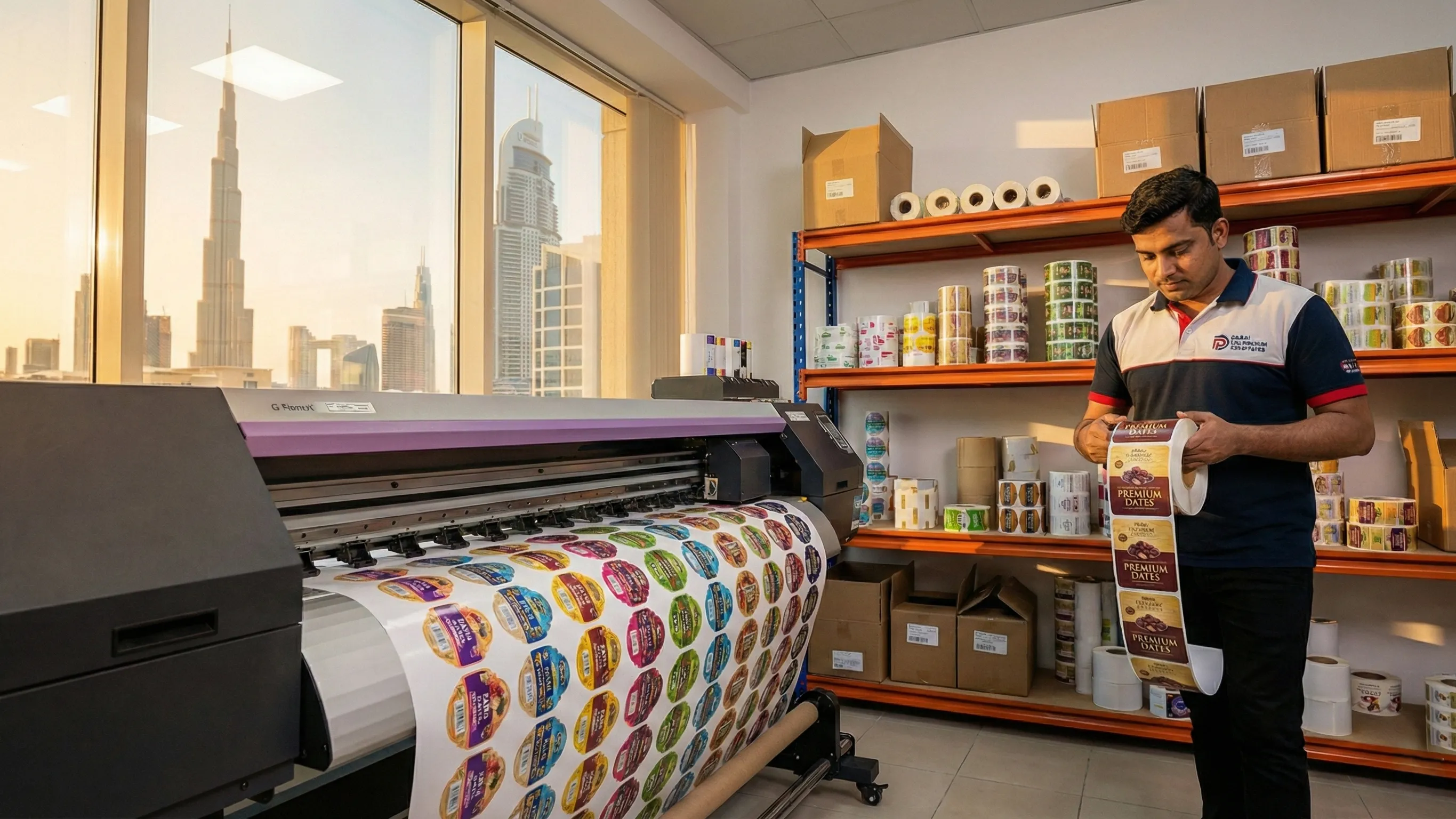 Premium sticker printing for packaging in Dubai. What brands should know