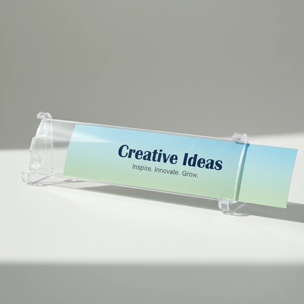 Acrylic Curve Table Display Stand
