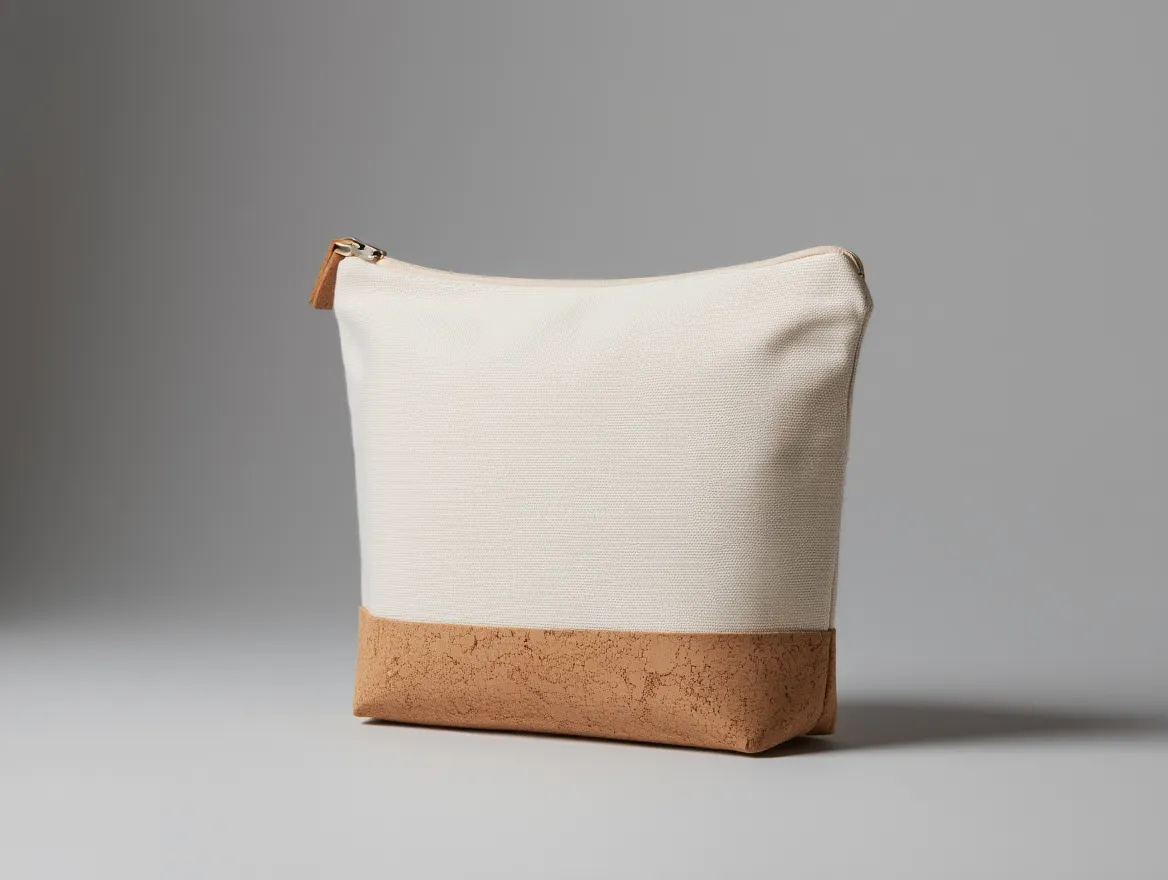 Recycled Cotton & Cork Pouch