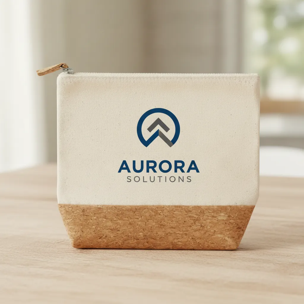 Recycled Cotton & Cork Pouch