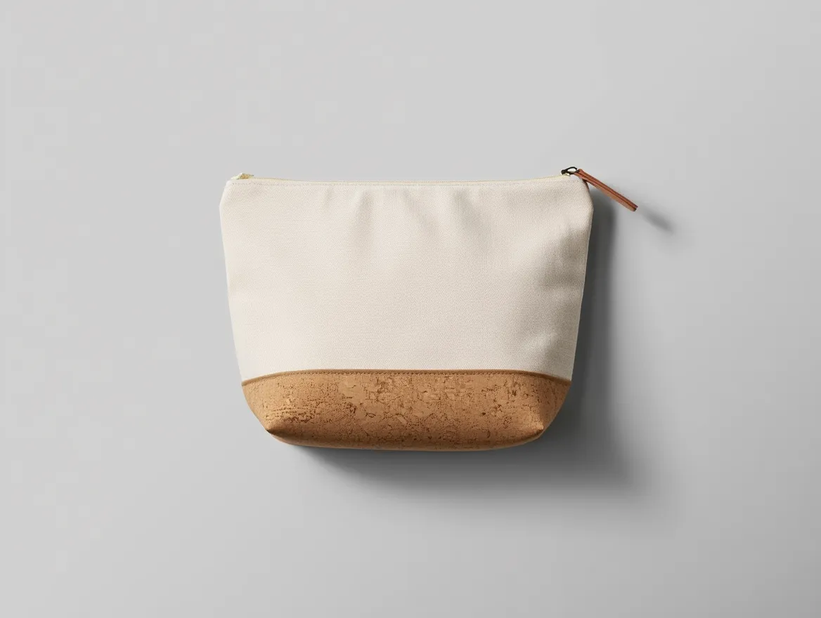 Recycled Cotton & Cork Pouch