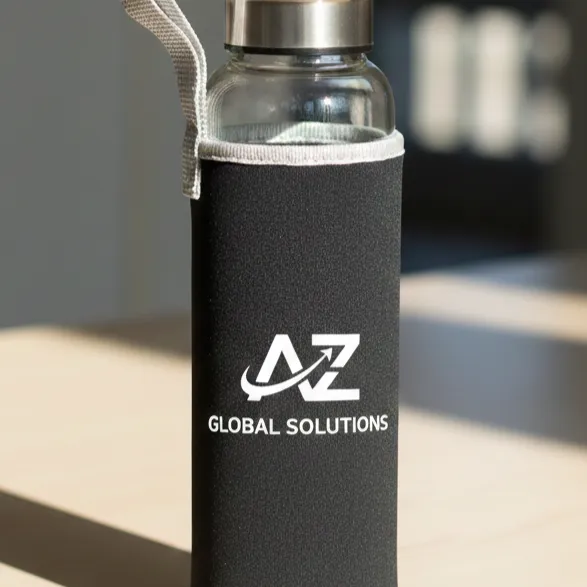 Glass Bottle with Sleeve