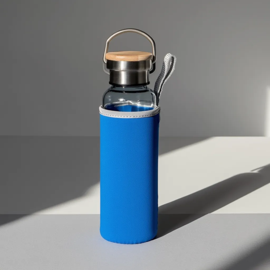 Glass Bottle with Sleeve