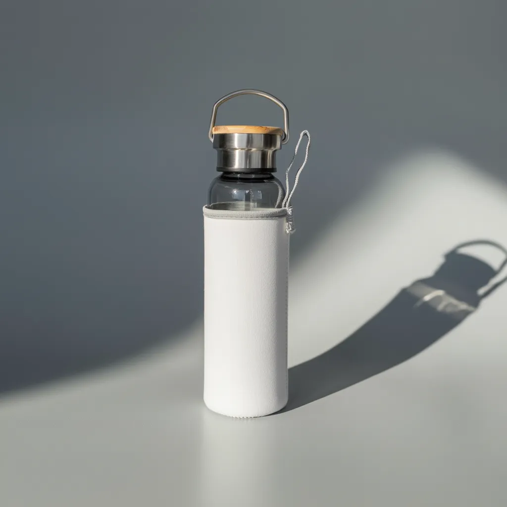 Glass Bottle with Sleeve