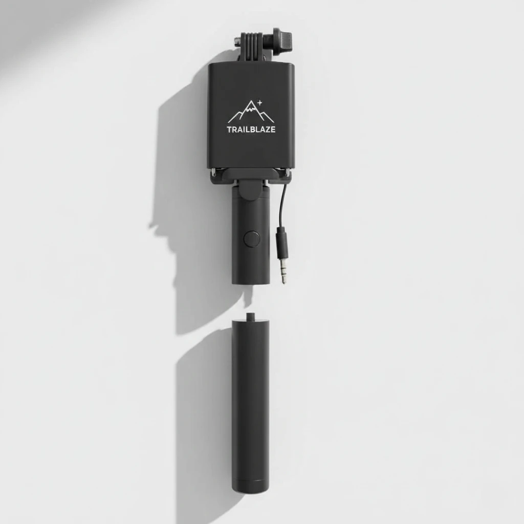 Powerbank With Selfie Stick