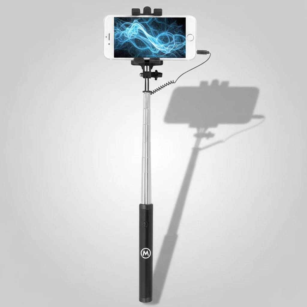 Powerbank With Selfie Stick