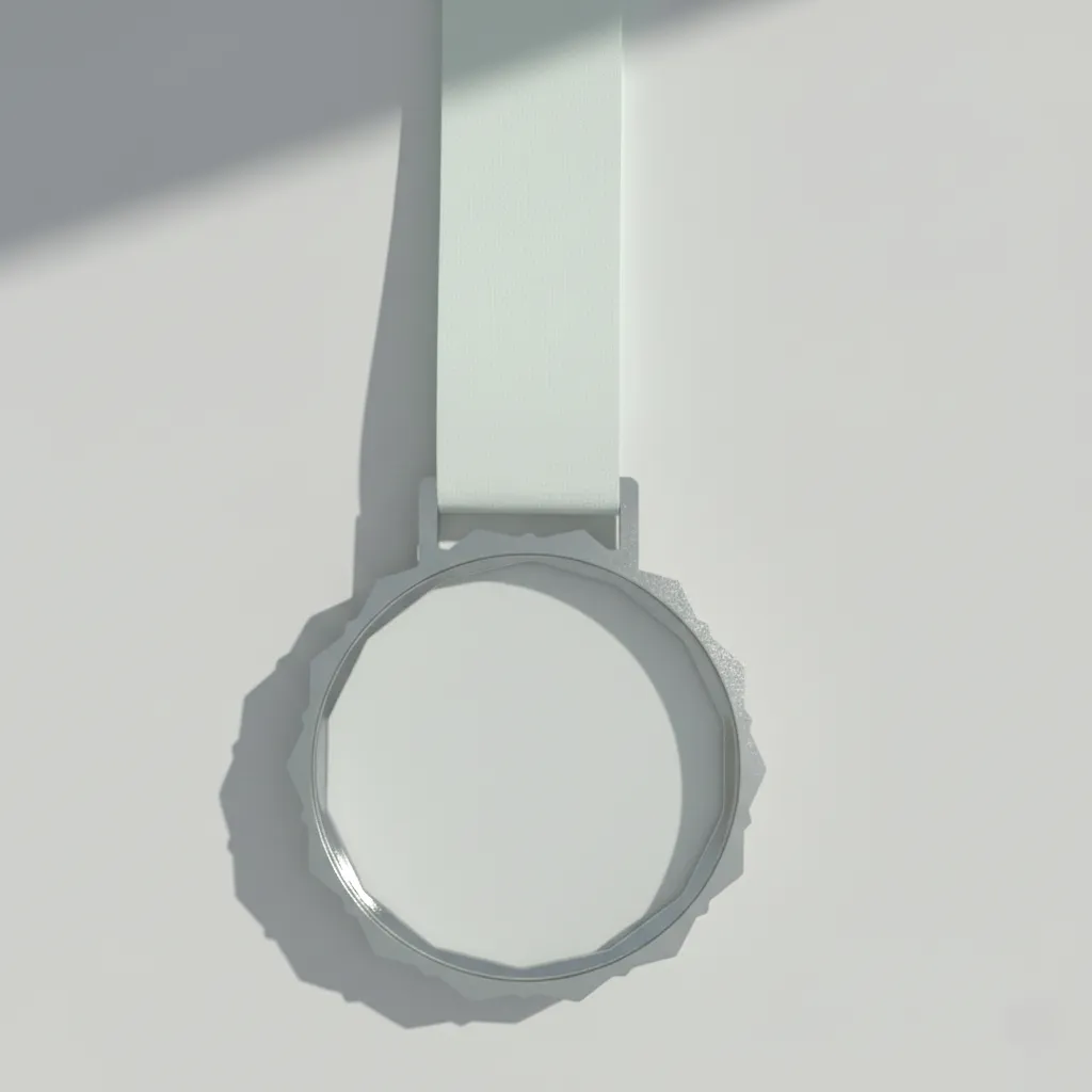 Glass Medals with Metal Frame