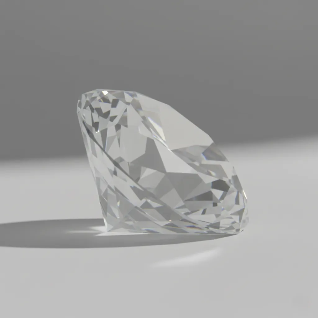 Diamond Shape Crystal Award