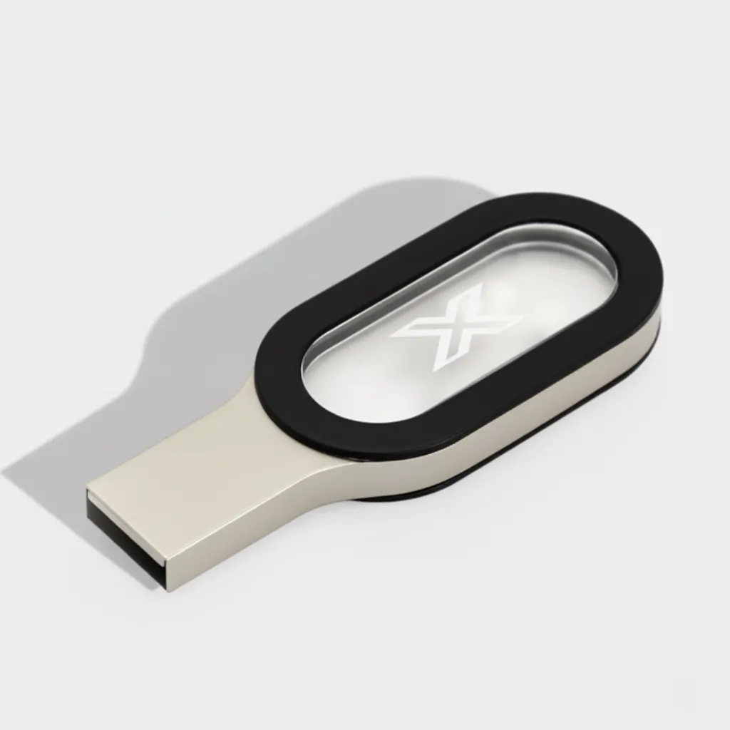 Metal & Crystal USB Flash drive