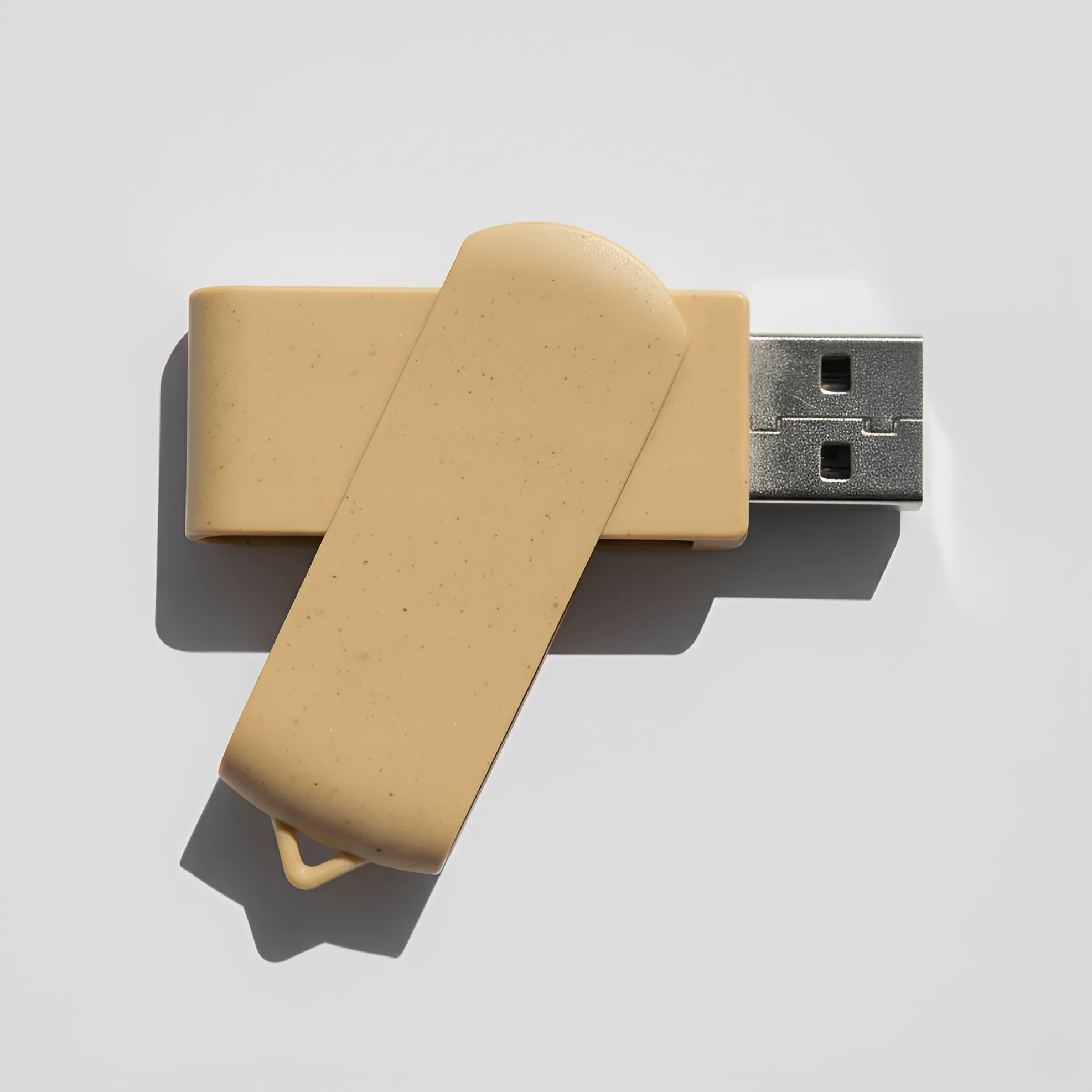 Wheat Straw Swivel USB