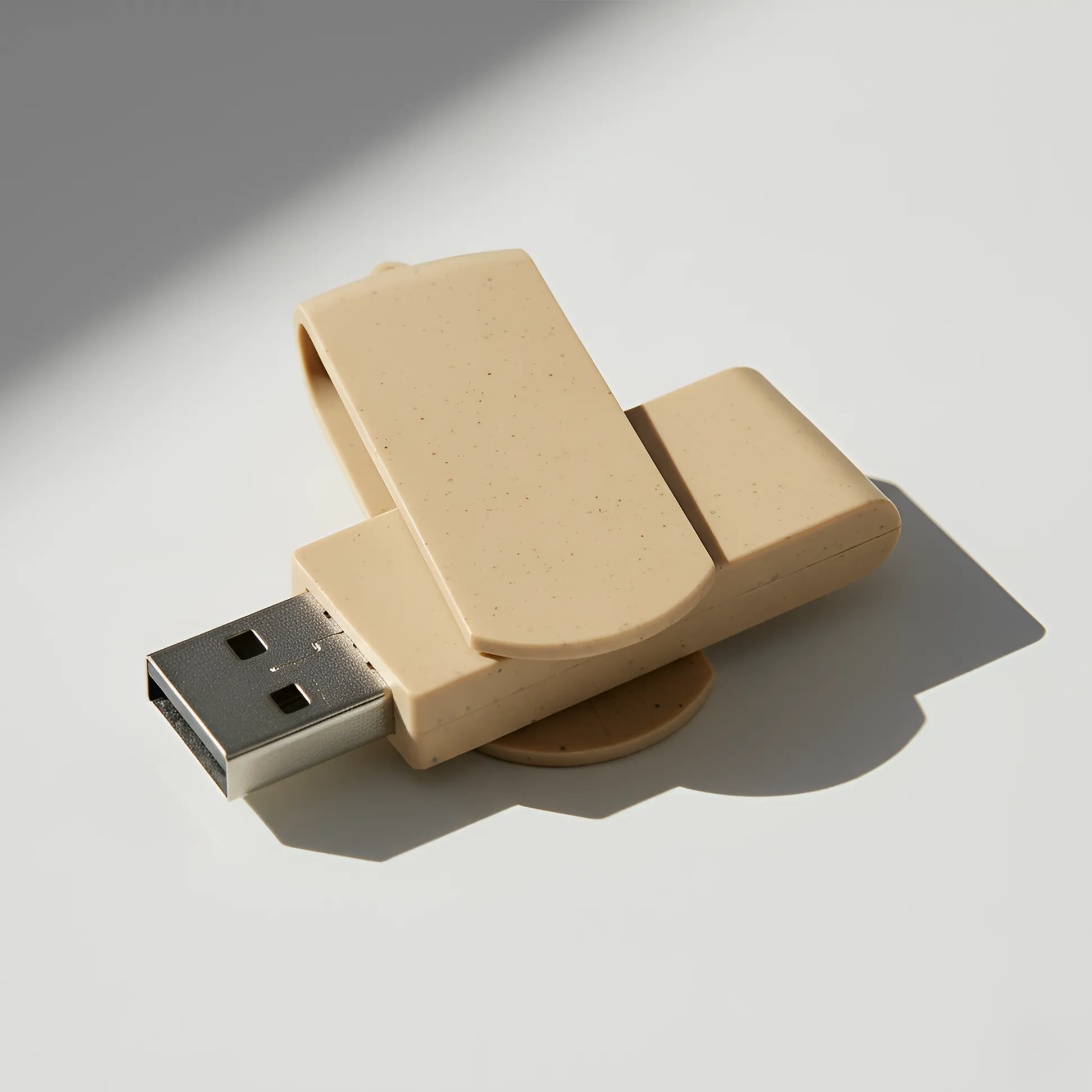 Wheat Straw Swivel USB
