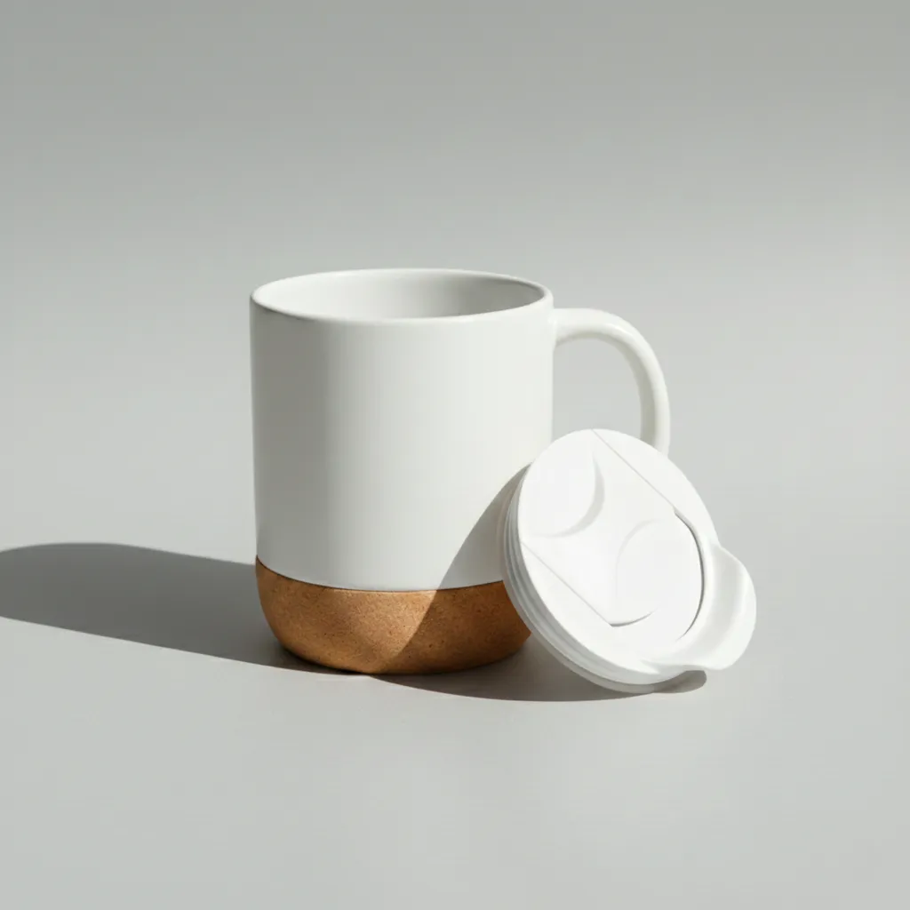Ceramic Mug With Cork Bottom