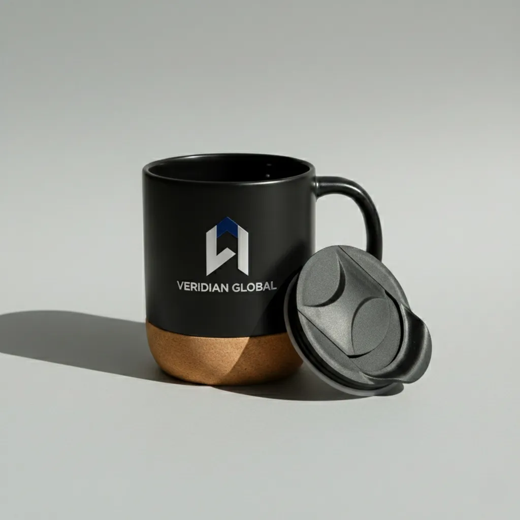 Ceramic Mug With Cork Bottom