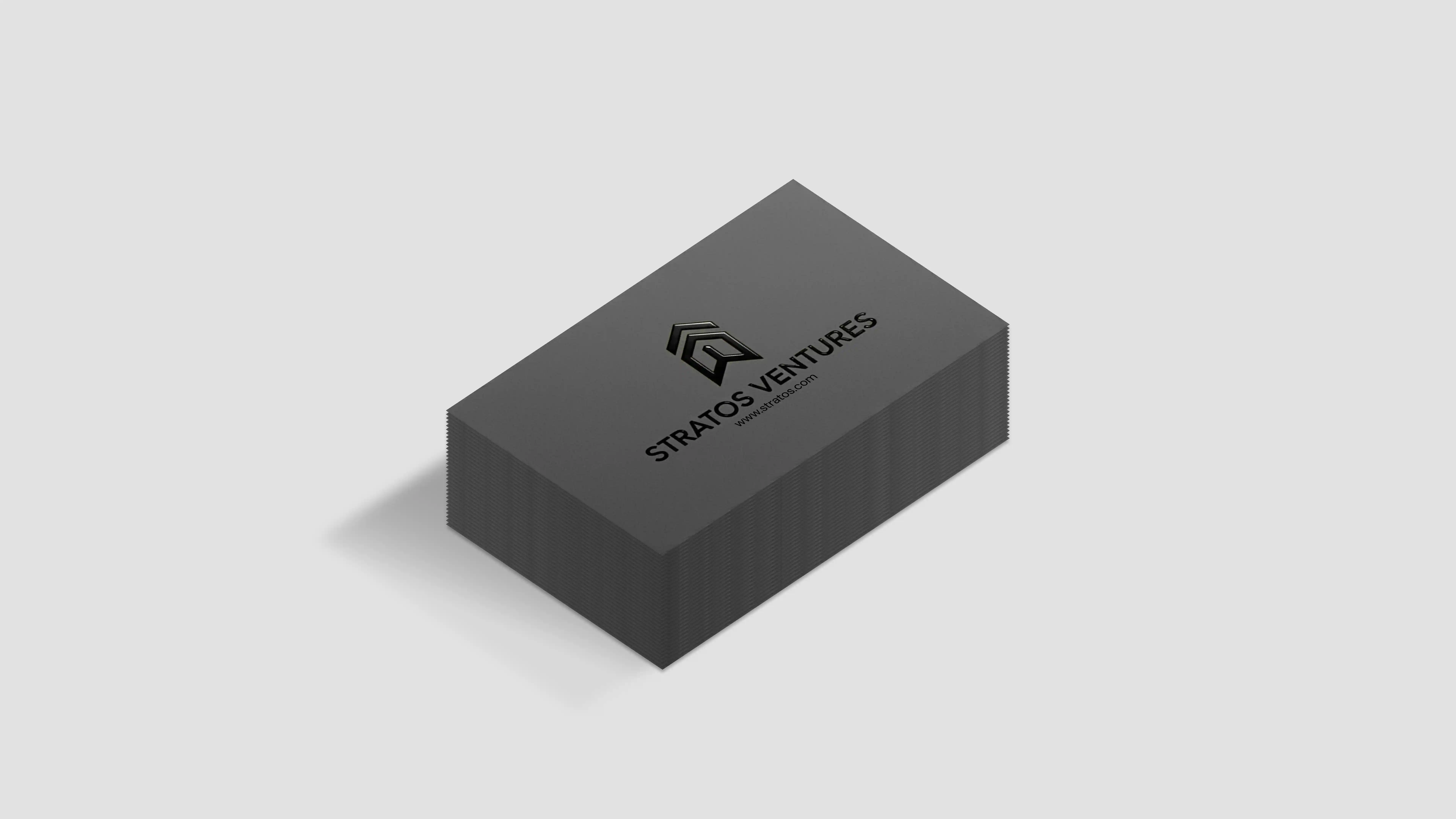 Double pasted UV Spot Business Card