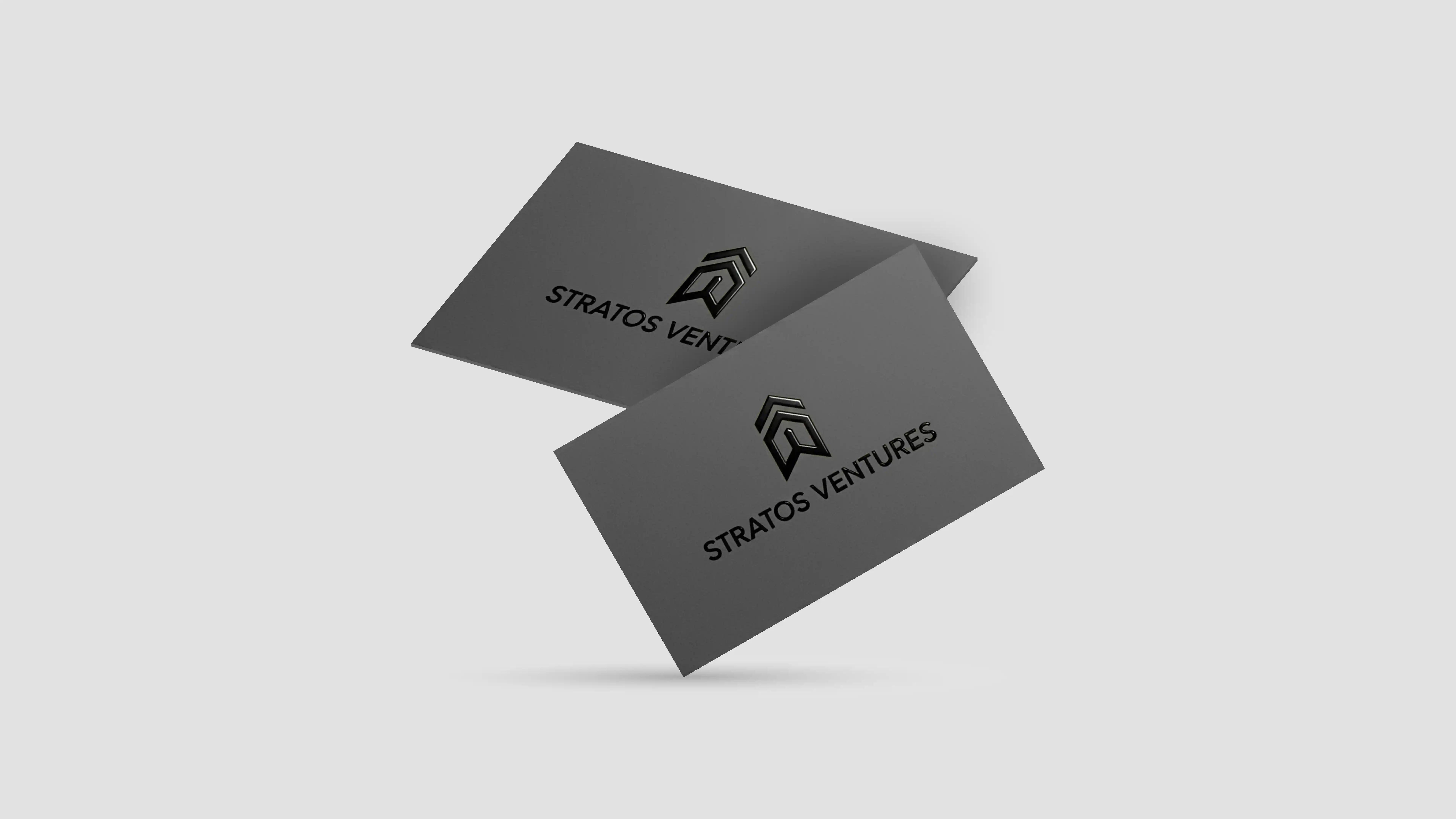 Double pasted UV Spot Business Card