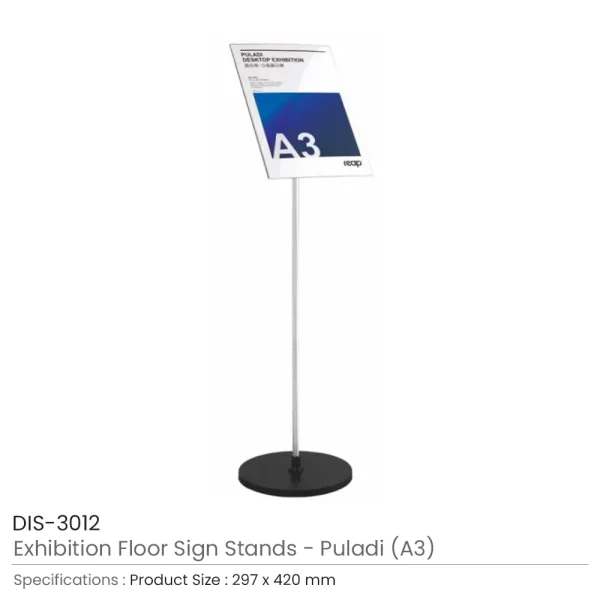 Exhibition Floor Sign Stands