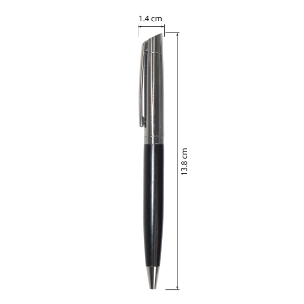Metal Ballpoint Pen with Wood Grip