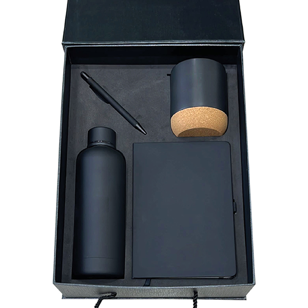 Eco Office Gift Set with Bottle Notebook Mug and Pen
