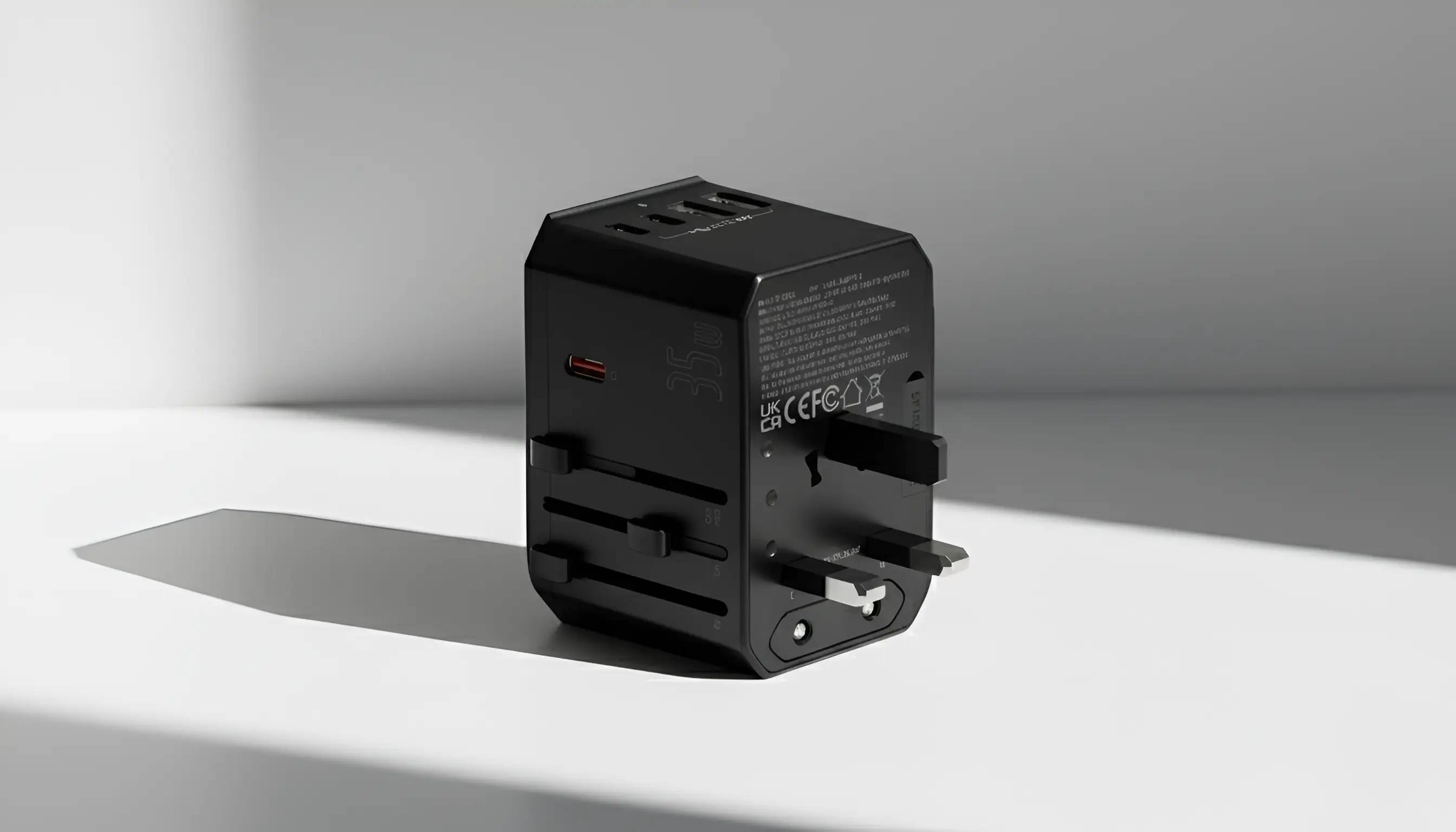 Lightup Logo Travel Adapter