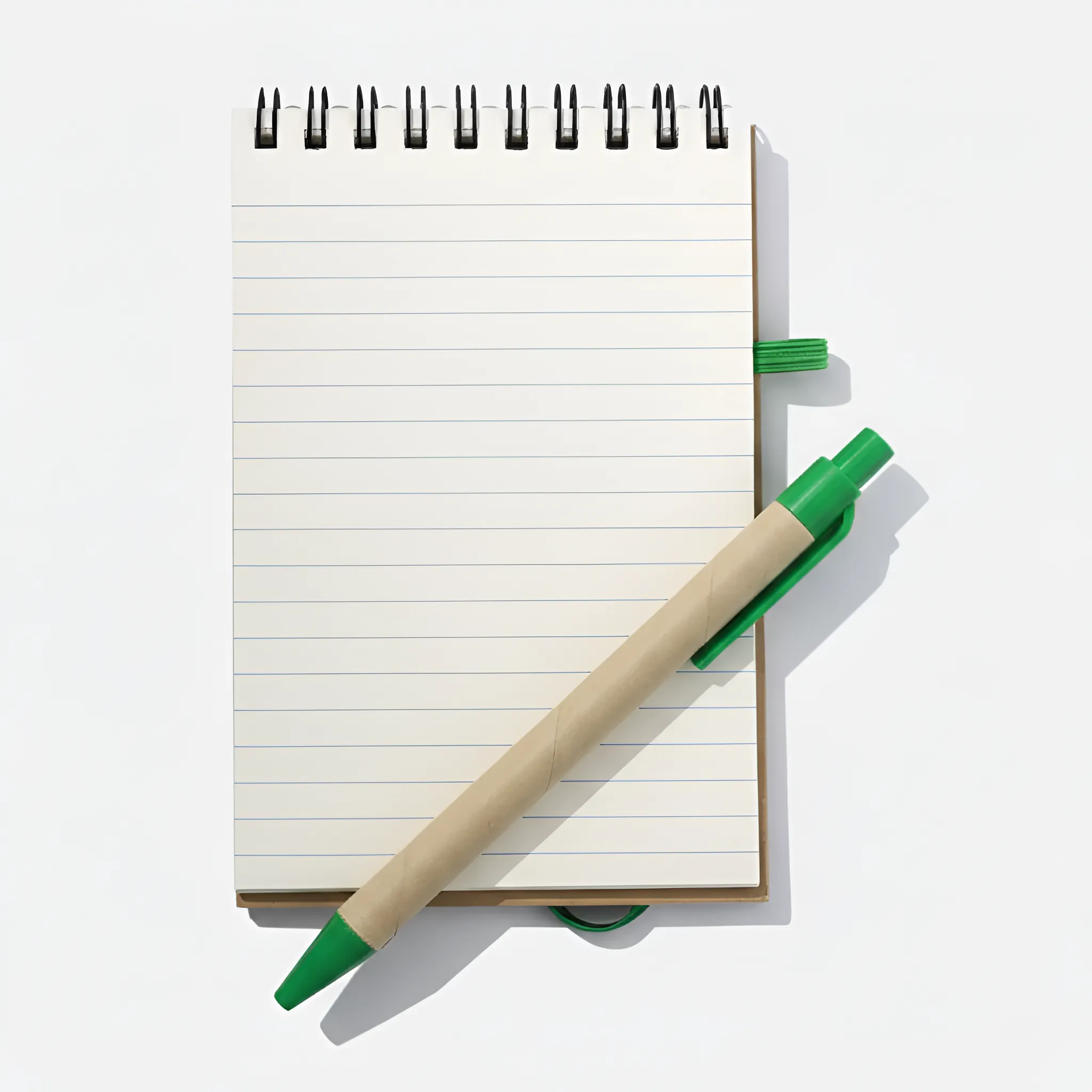 A5 Recycled notebook with pen