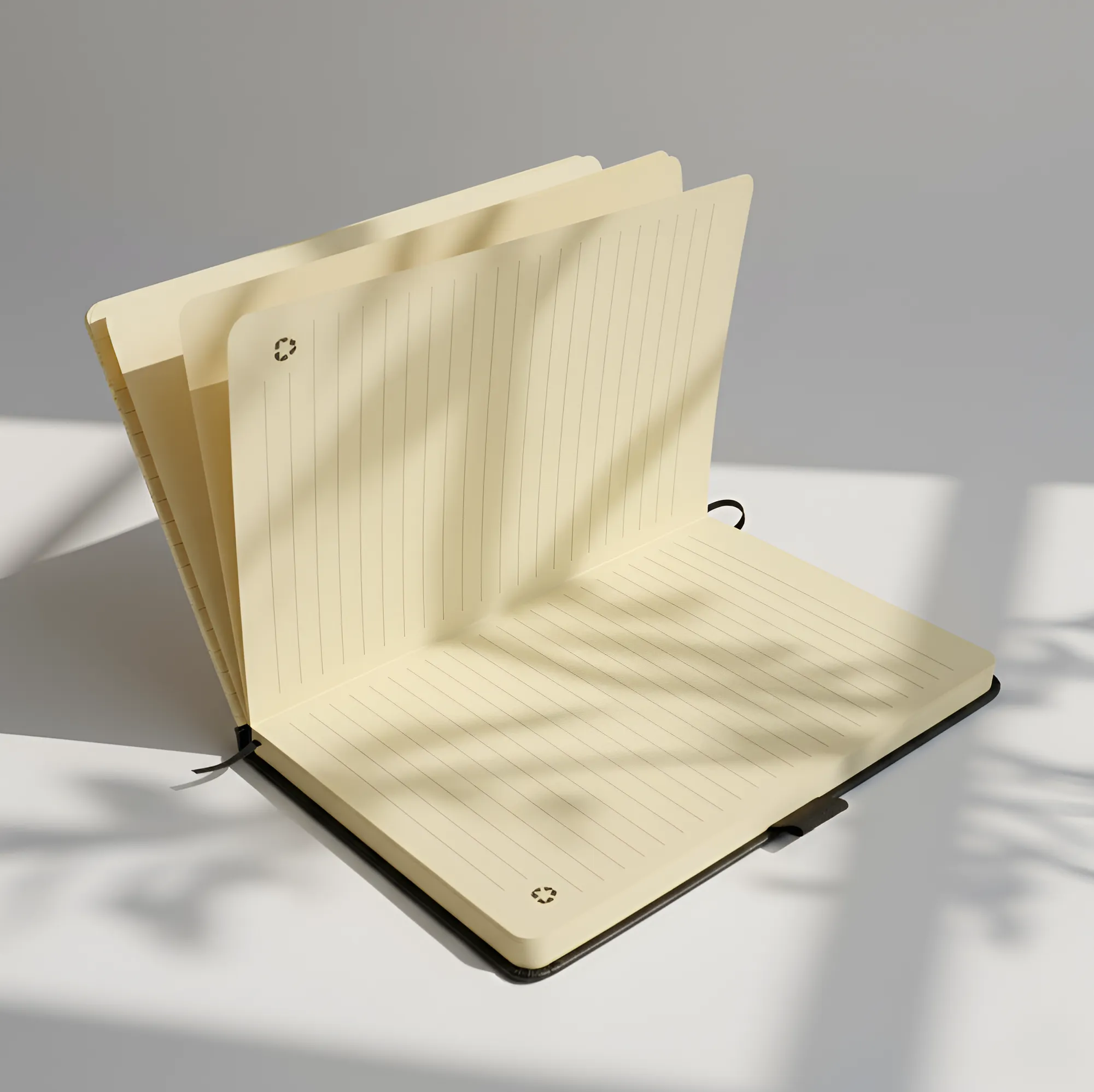 A5 size Bamboo Notebooks with Pen Loop
