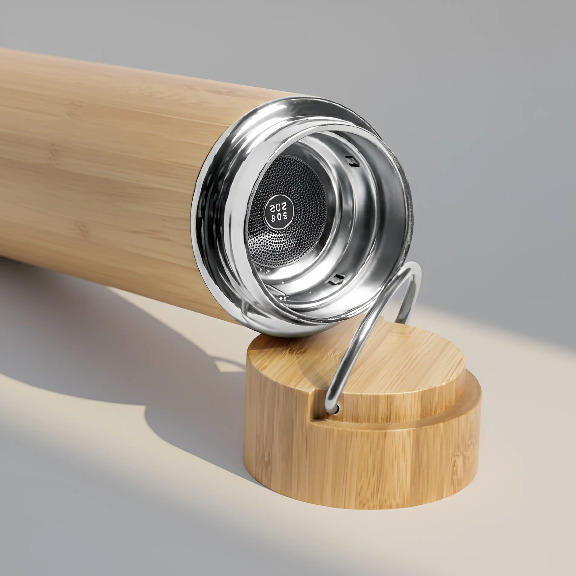 Bamboo Stainless Steel Water Bottle