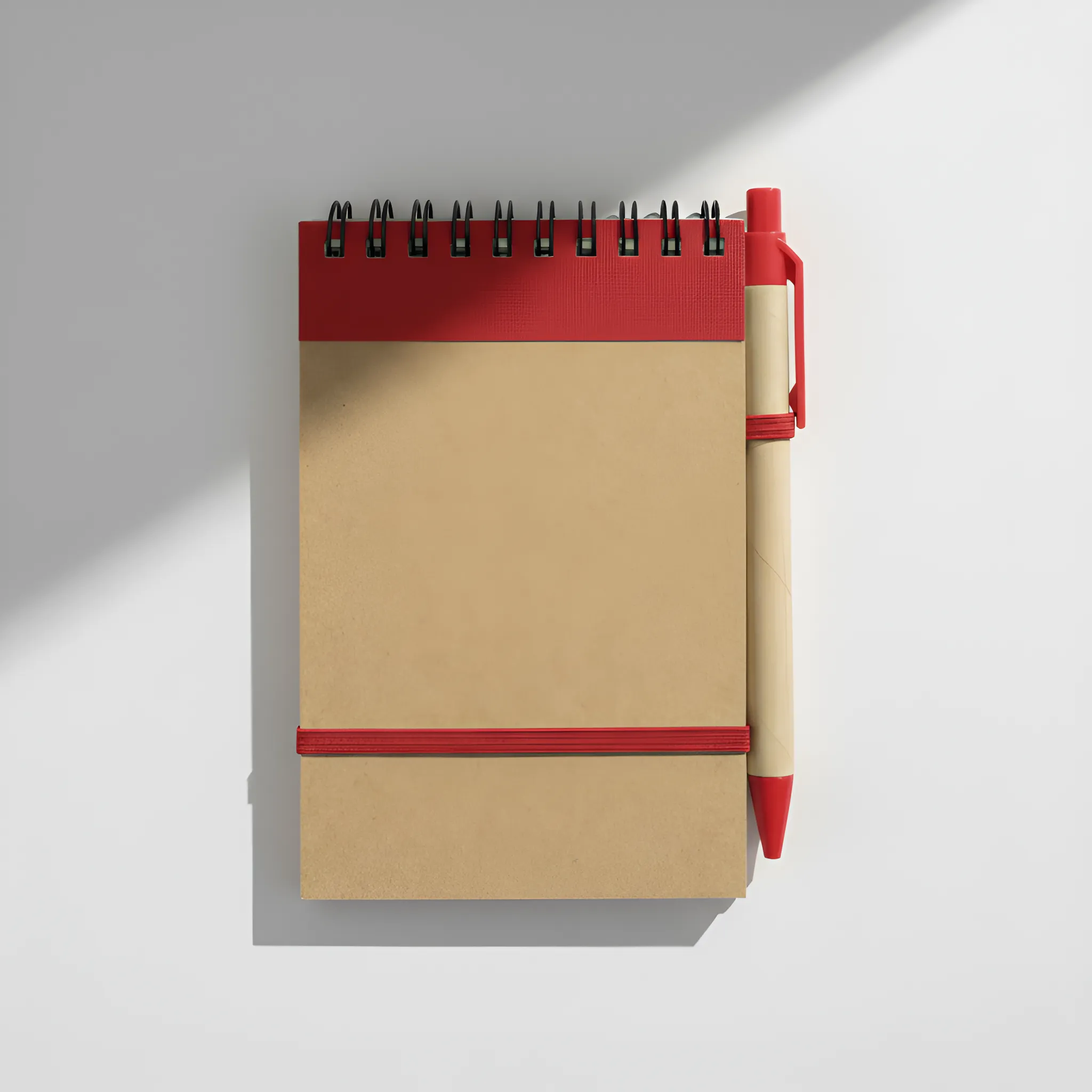A5 Recycled notebook with pen