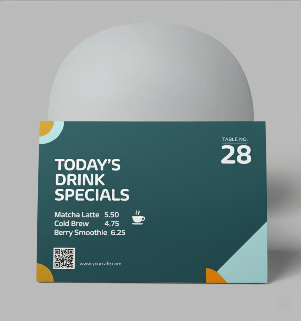 Table Tents: Landscape 