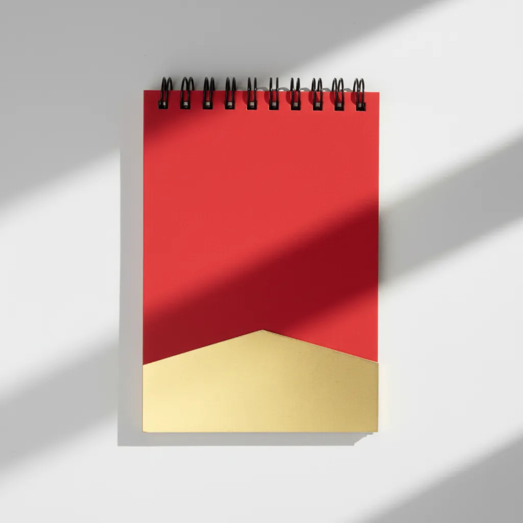 Recycled Notepad with Pen and Magnetic Flap