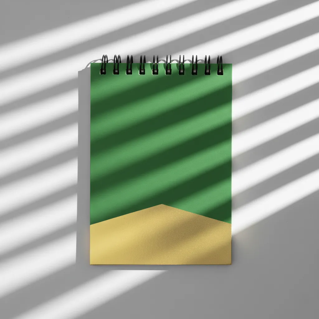 Recycled Notepad with Pen and Magnetic Flap