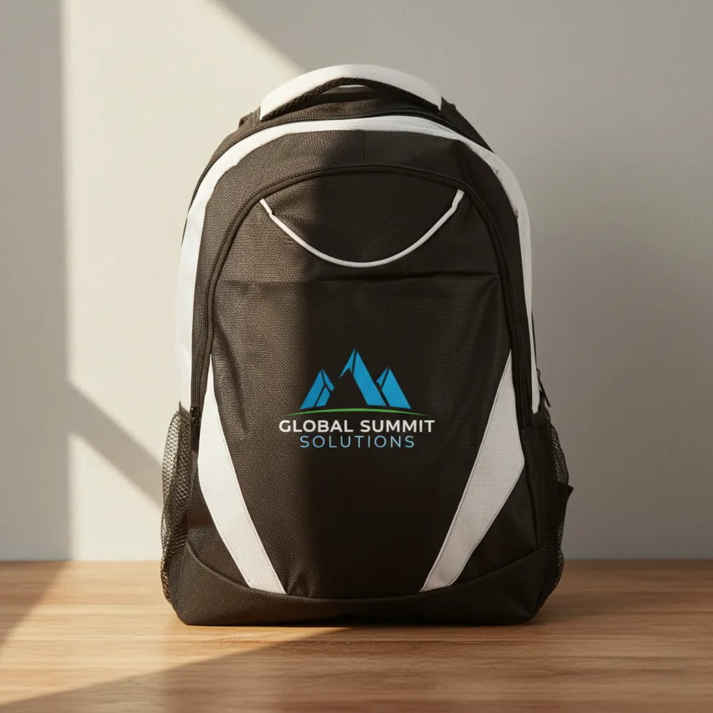 Two Tone Polyster Backpack