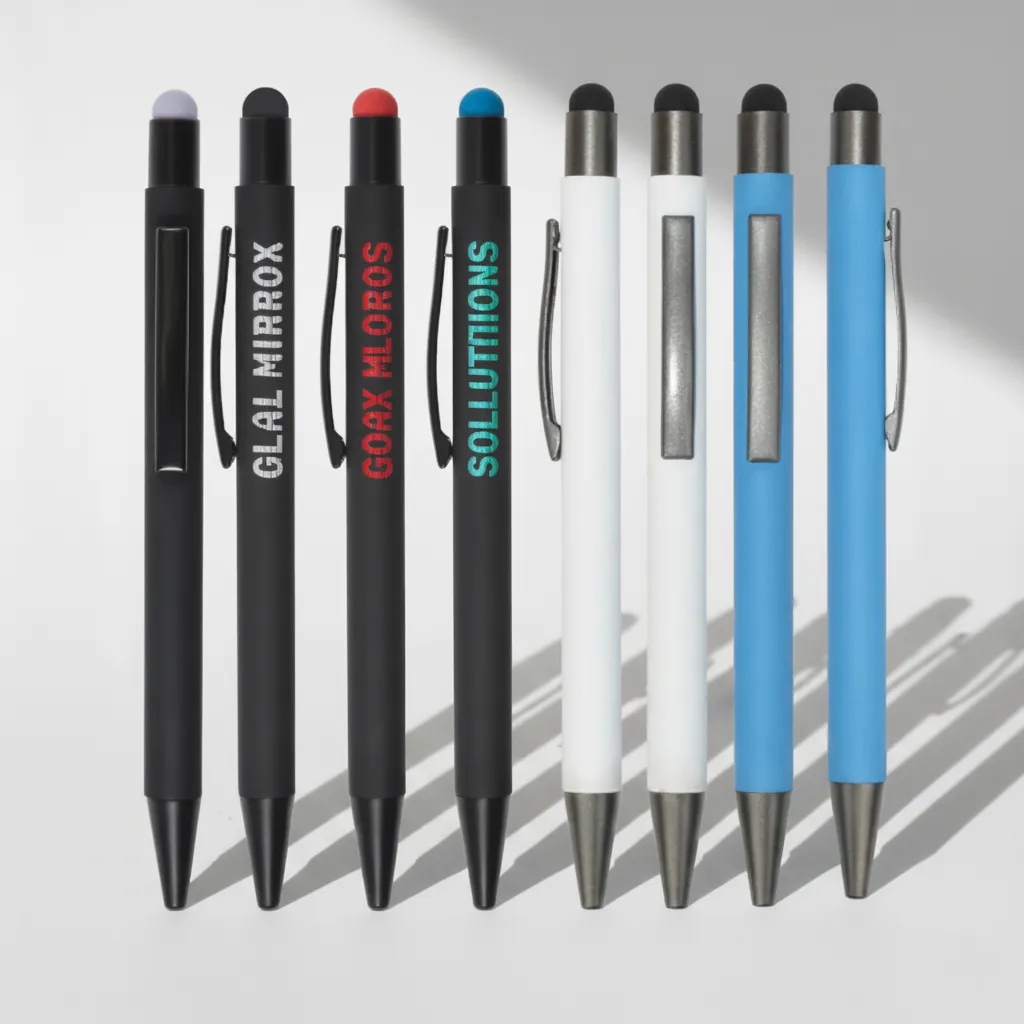 Aluminum Pen with Stylus