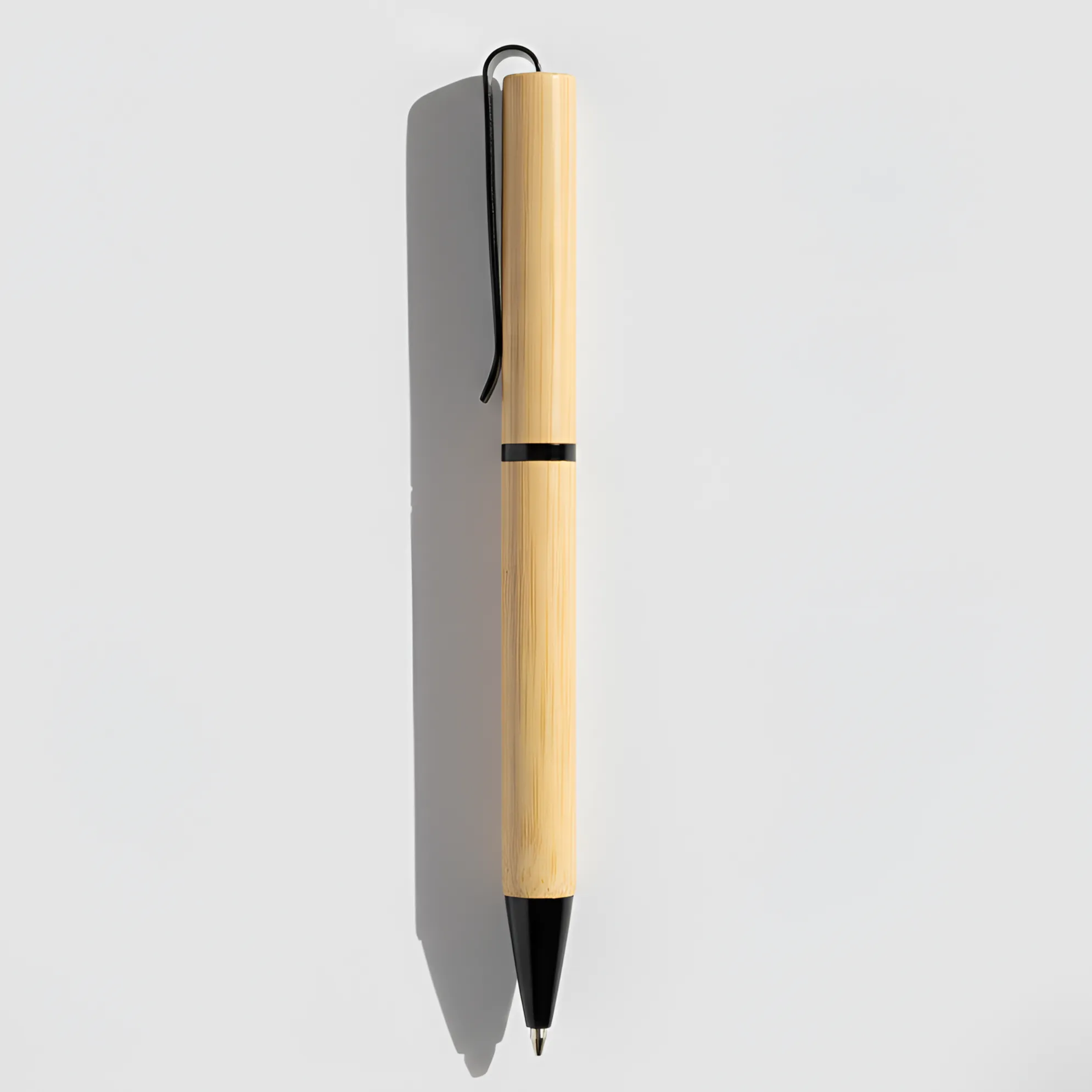 Bamboo Ball Pen with blue ink