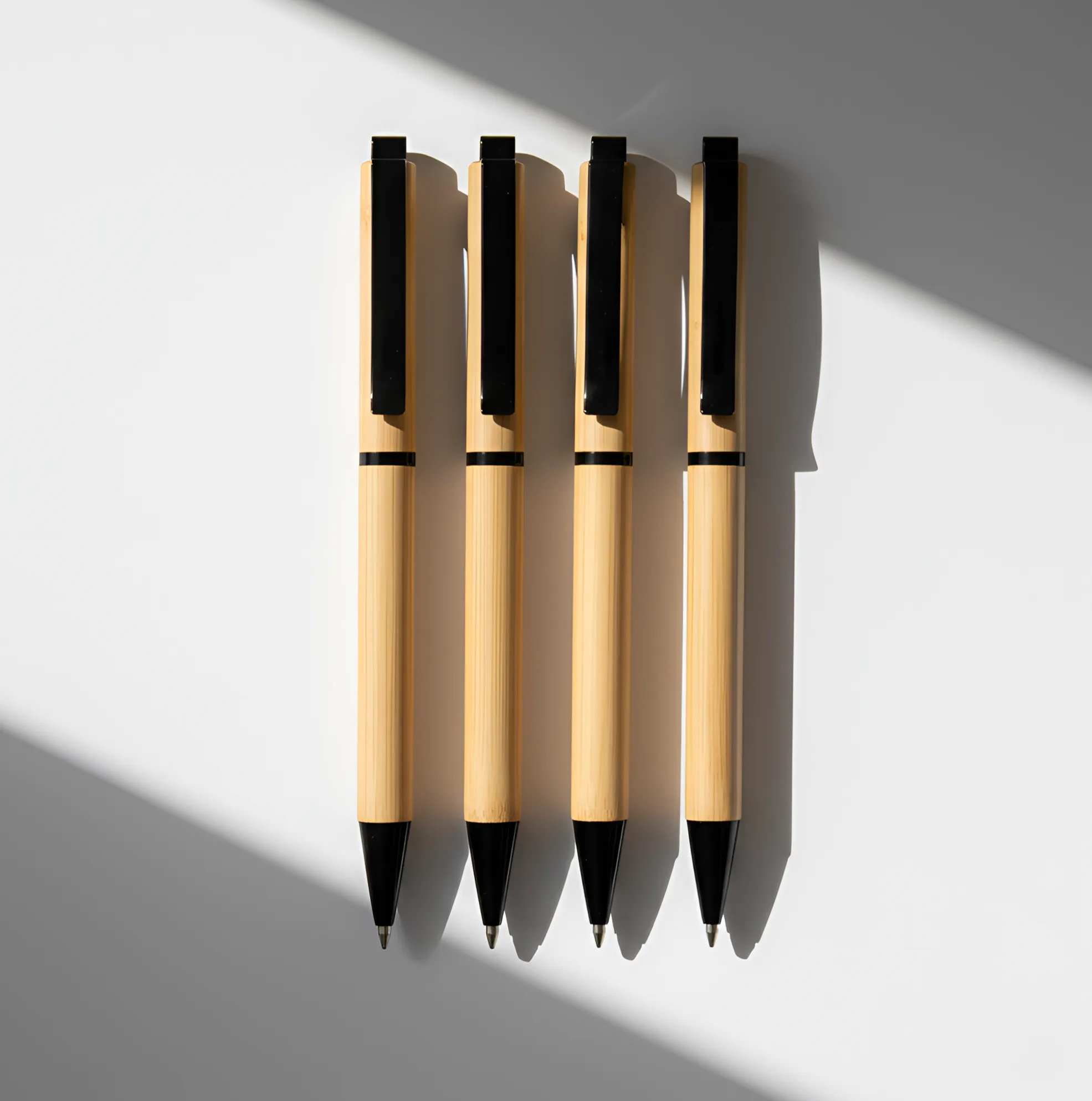 Bamboo Ball Pen with blue ink