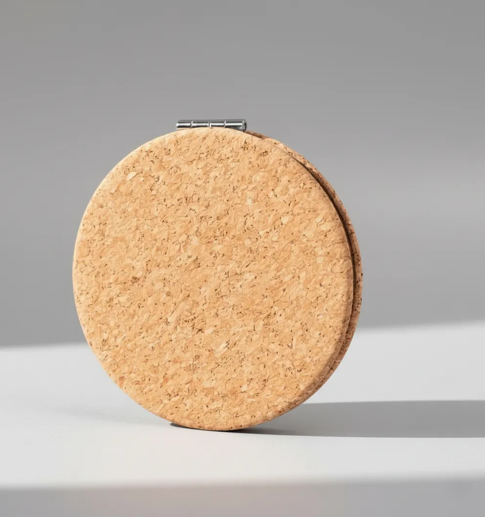 Cork Pocket mirror