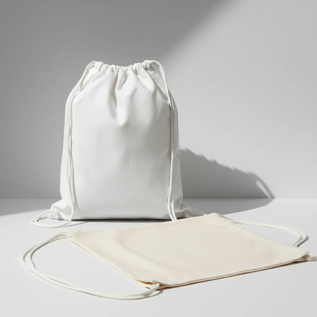 Cotton drawstring bag