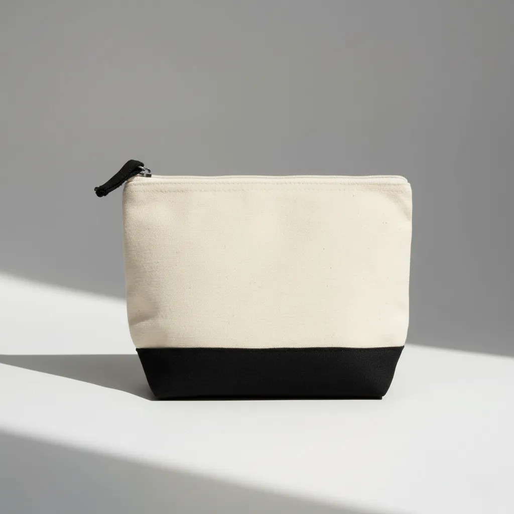 Cotton zipper Pouch